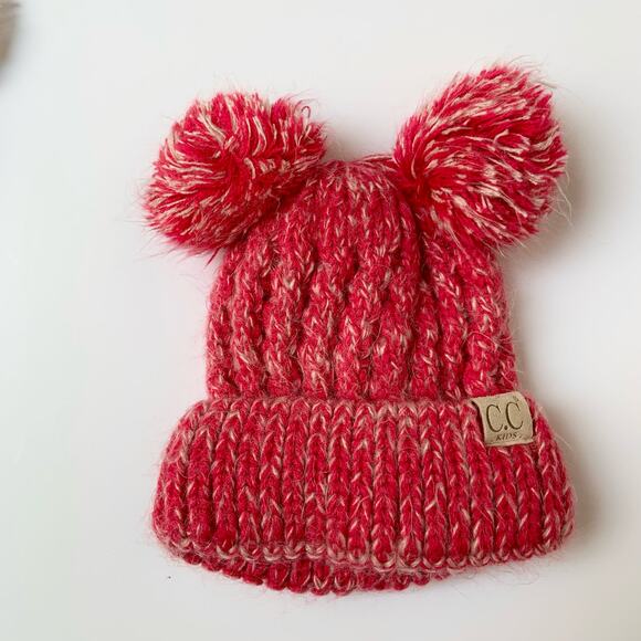 C.C Exclusive and Capelli Pink Girls Toddler hat bundle 2 Hats Set - Picture 5 of 8